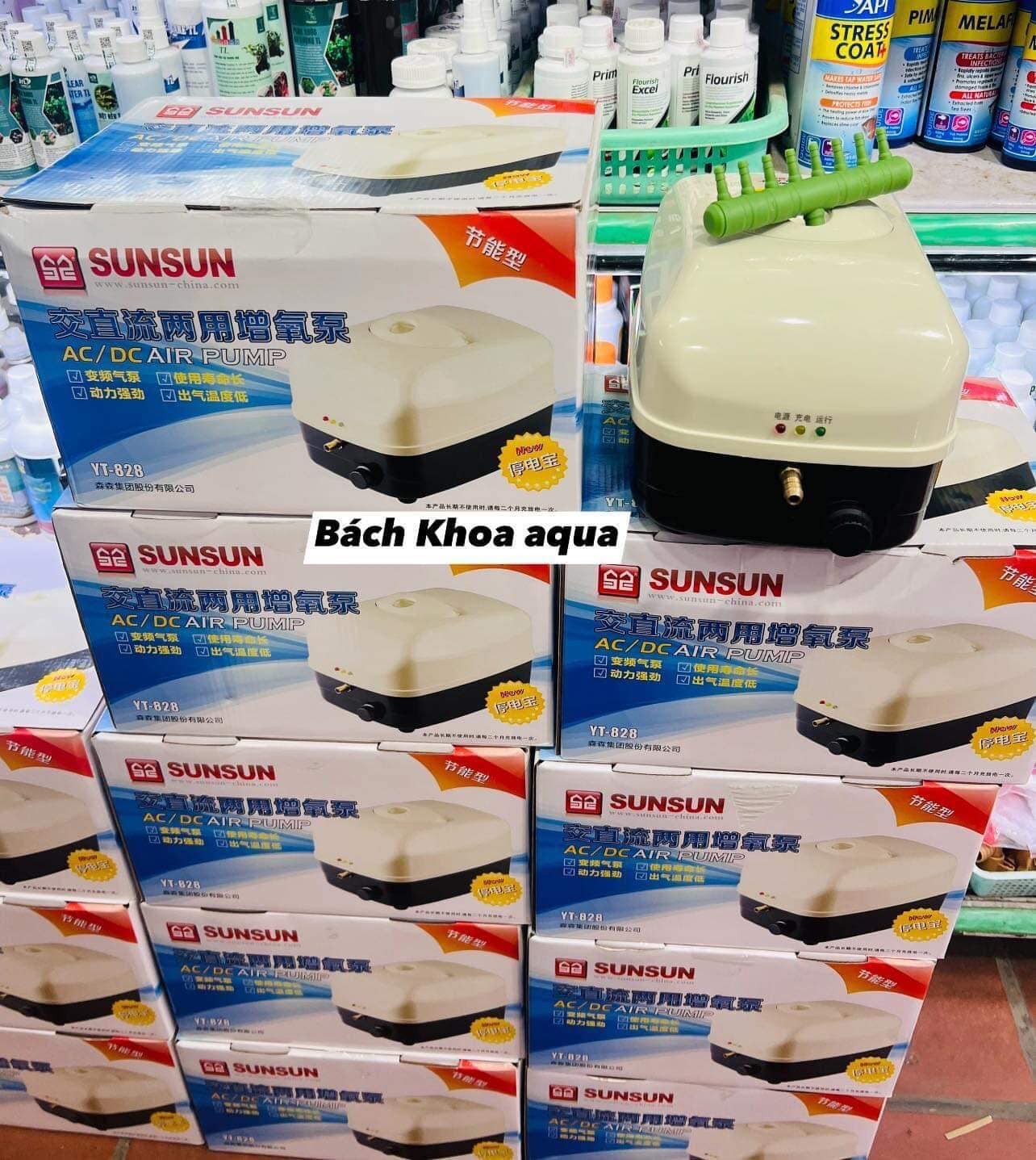 Máy sủi tích điện Sunsun YT-828